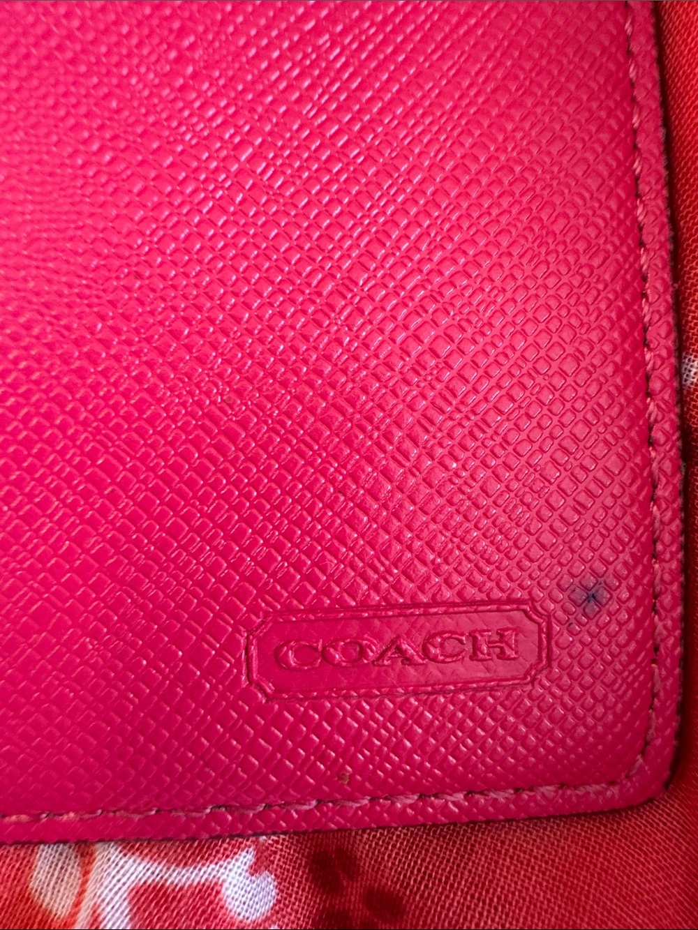 Coach Signature Continental Wallet Checkbook Cover - Picture 7 of 13